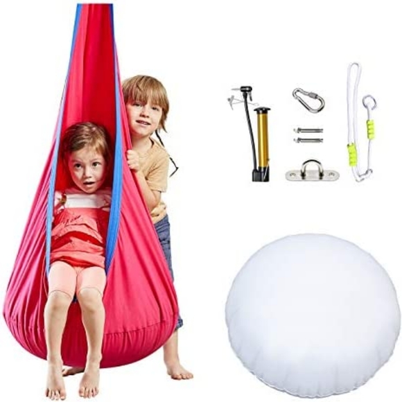 Children Funny Hanging Swing Seat Indoor and Outdoor Hammock Toy for Kids - Picture 1 of 7